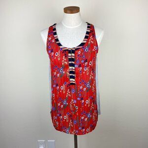 Anthropologie Tiny Floral Zuma Tank Top